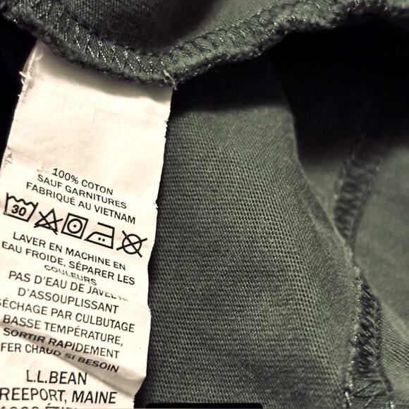 LL Bean Mock Turtleneck Men’s Green Traditional Fit Item Outdoor Size XL - Picture 4 of 5